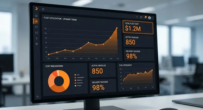 Analytics et reporting flotte automobile