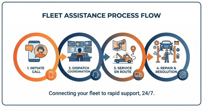 Processus assistance flotte entreprise