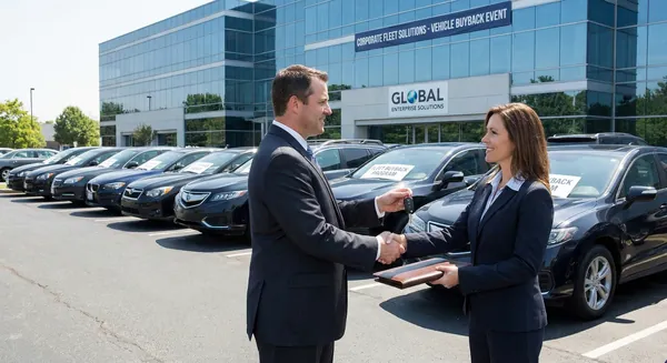 Rachat flotte véhicules entreprise