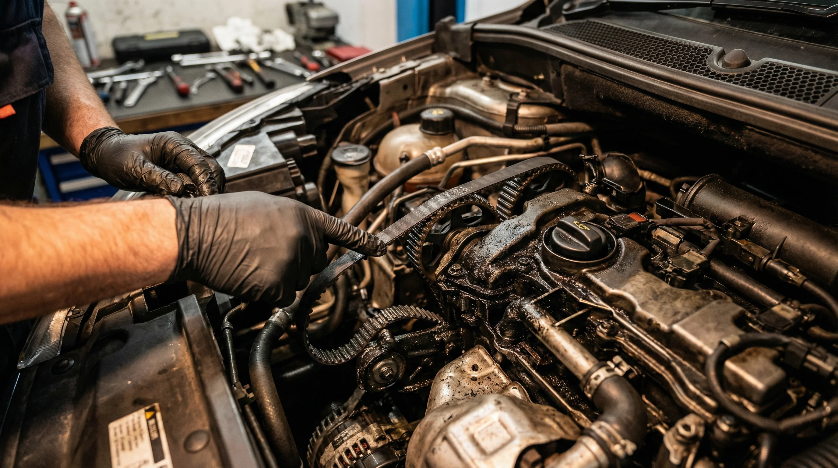 Moteur PureTech 1.2 avec courroie humide défaillante, fin de production 2026