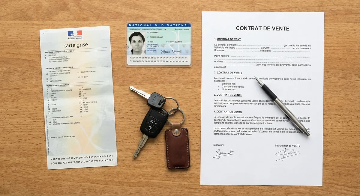 Documents nécessaires pour le rachat de voiture - Carte grise, pièce d'identité et certificat de cession