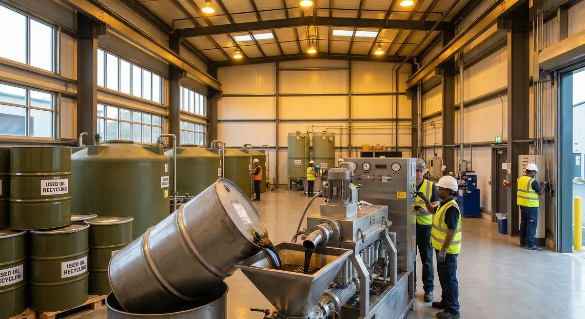 Recyclage des huiles moteur usag&eacute;es : collecte, valorisation et bonnes pratiques