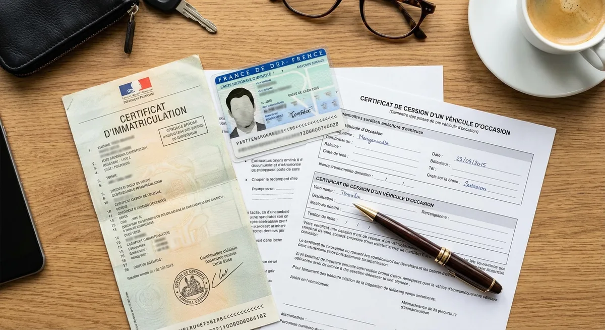 Documents nécessaires pour vendre un scooter ou une moto - carte grise, certificat de cession, non-gage