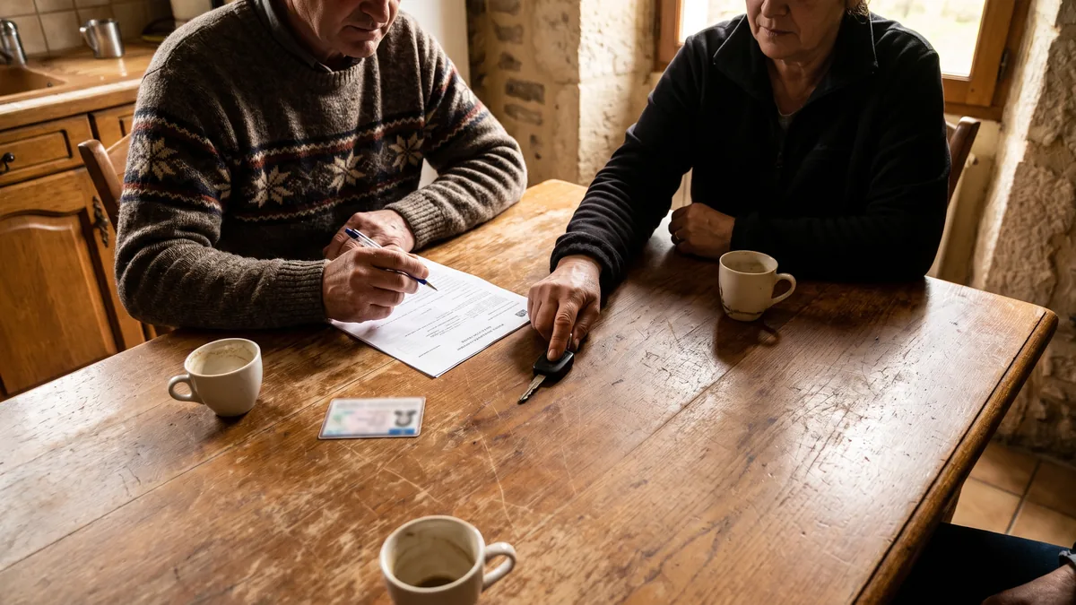 Transaction de rachat d'une voiture en panne - Évaluation professionnelle