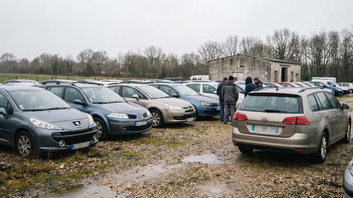 Parc de voitures diesel d'occasion en vente avec décote accélérée en 2026