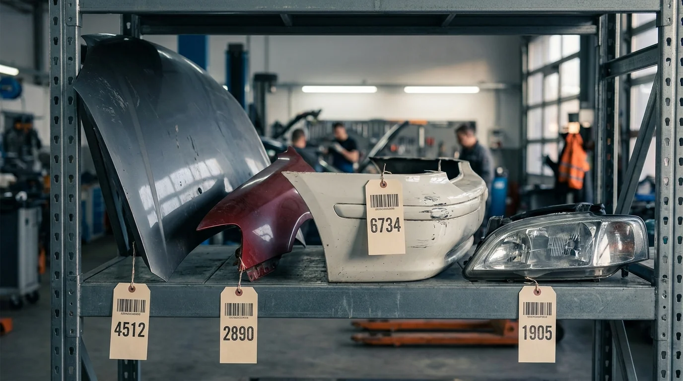 Catégories de pièces auto soumises à l'obligation PIEC selon la loi AGEC