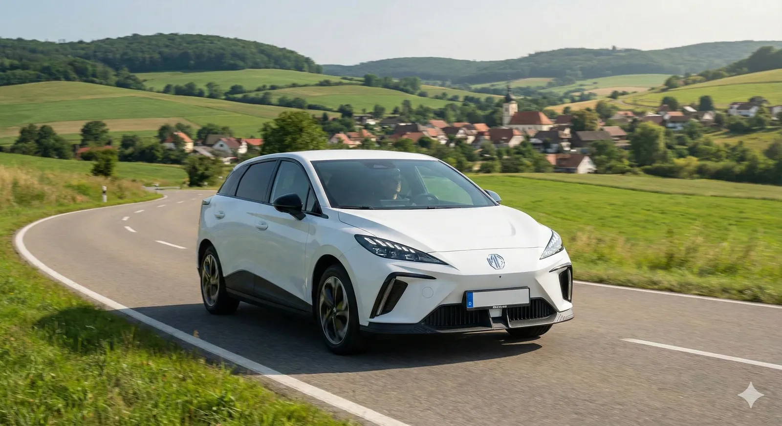 MG4 sur route européenne