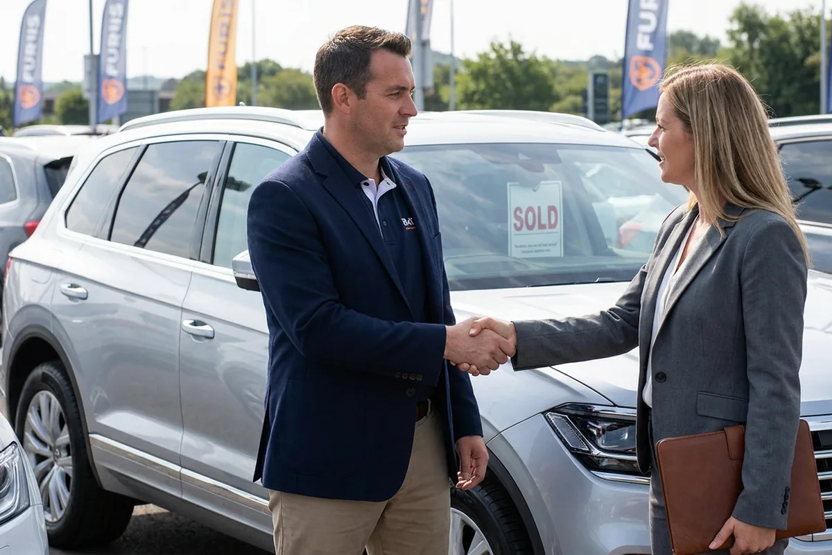 Vente d'une voiture à un acheteur professionnel