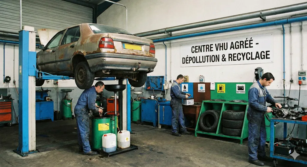 Destruction VHU et dépollution automobile à Poitiers