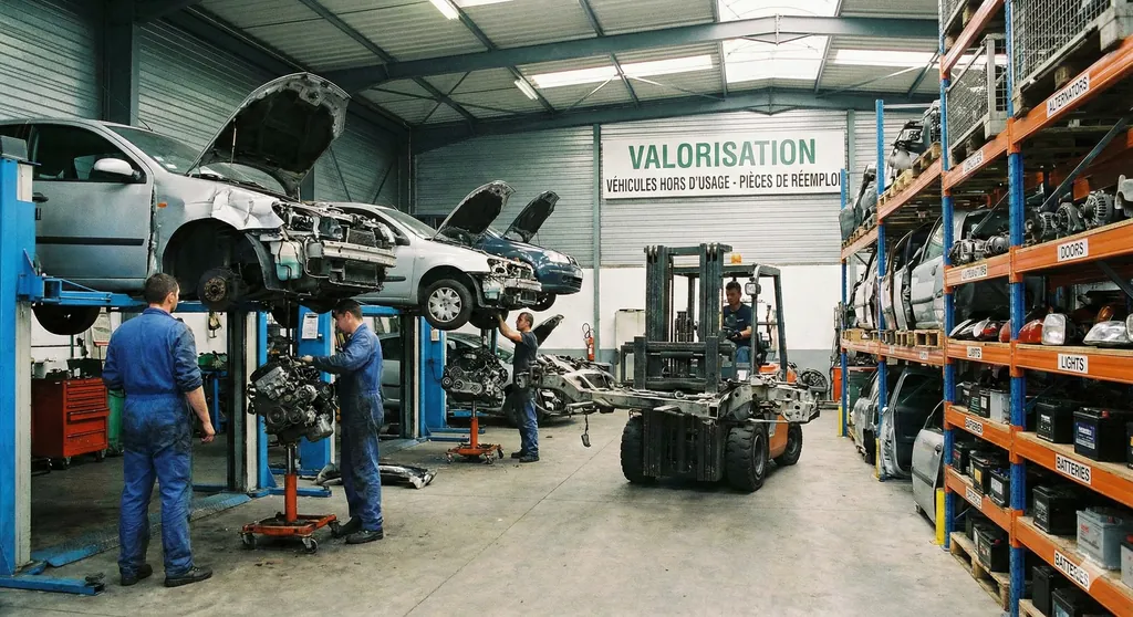 Valorisation véhicule et pièces de réemploi à Poitiers