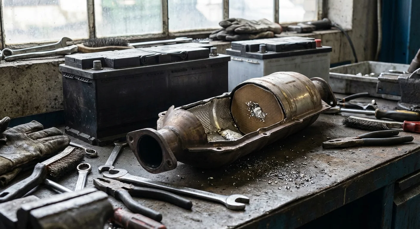 Rachat catalyseur usage et batterie voiture - prix de rachat