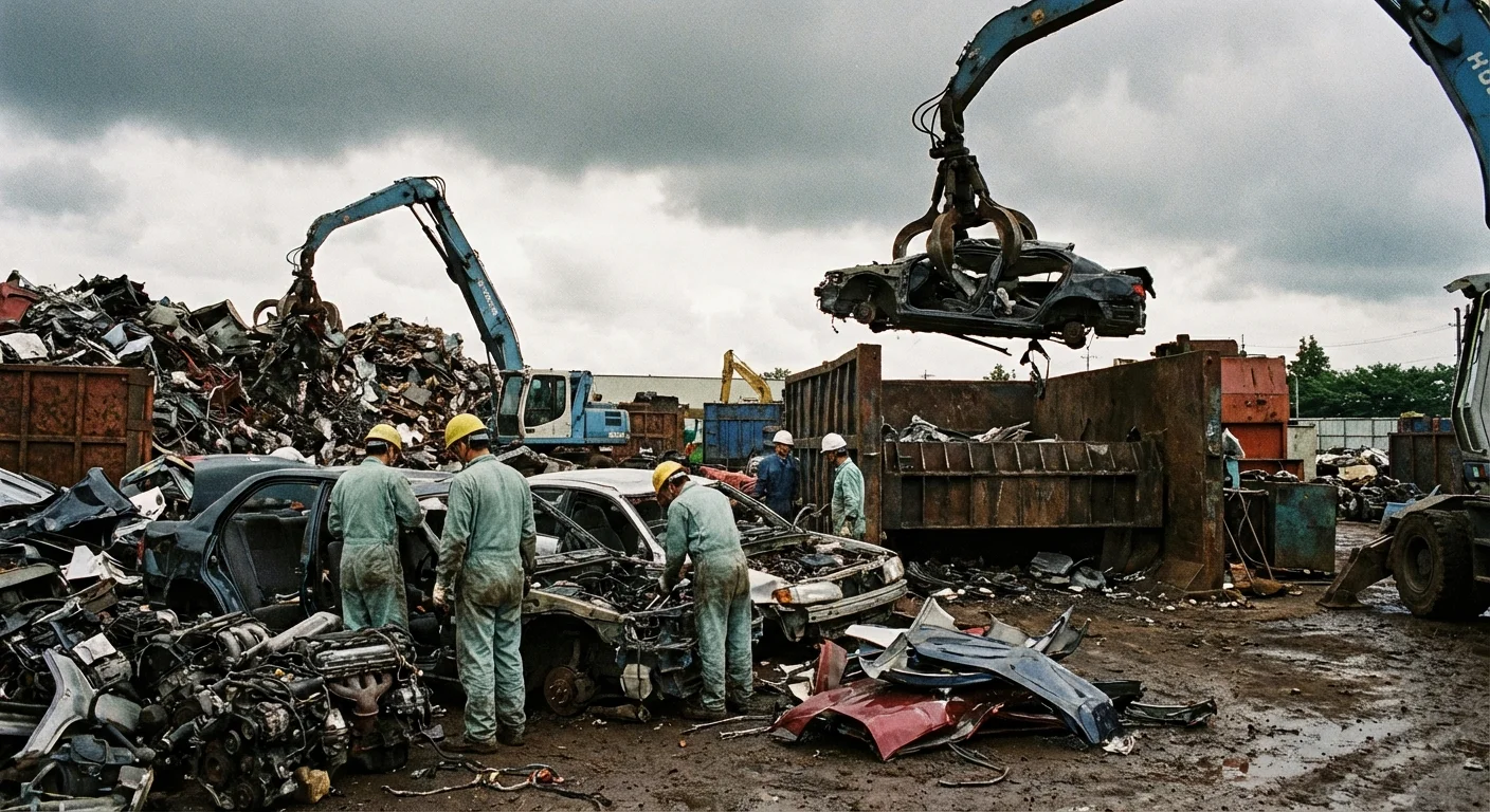 Rachat de ferraille automobile - carcasses et véhicules hors d'usage