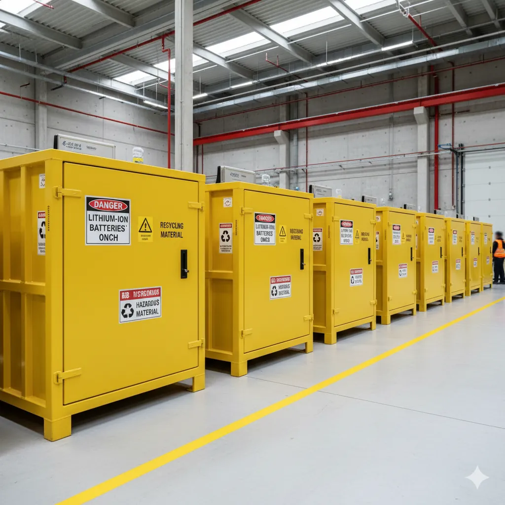 Stockage sécurisé de batteries