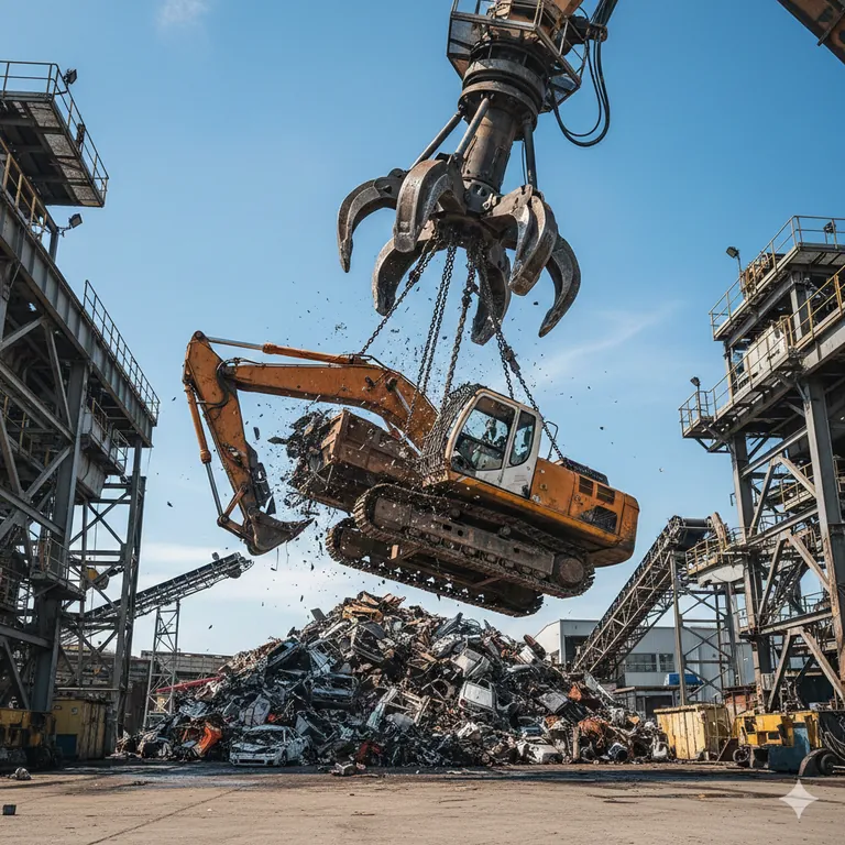 Recyclage ferraille engins