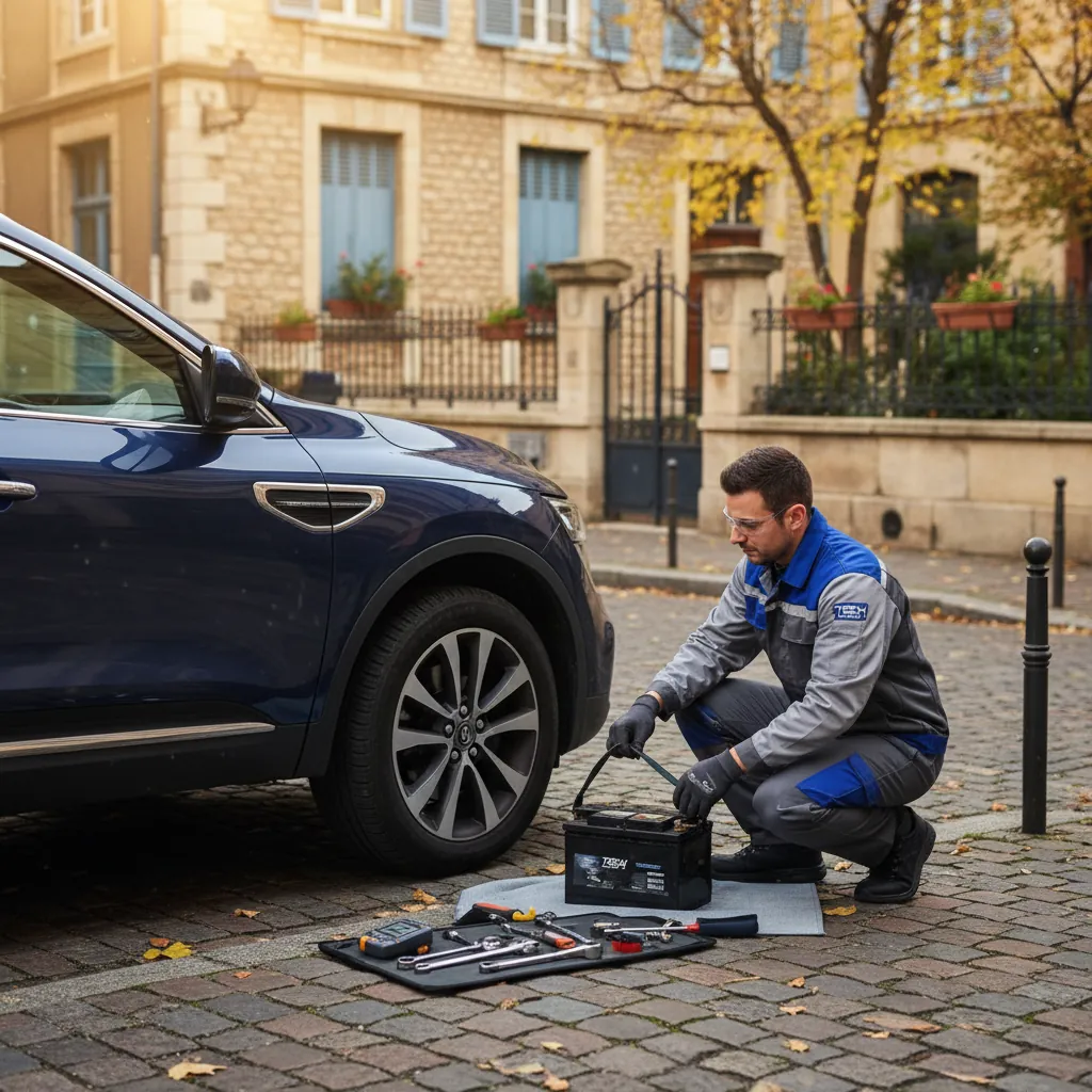 Diagnostic batterie automobile avant remplacement à domicile à Lyon