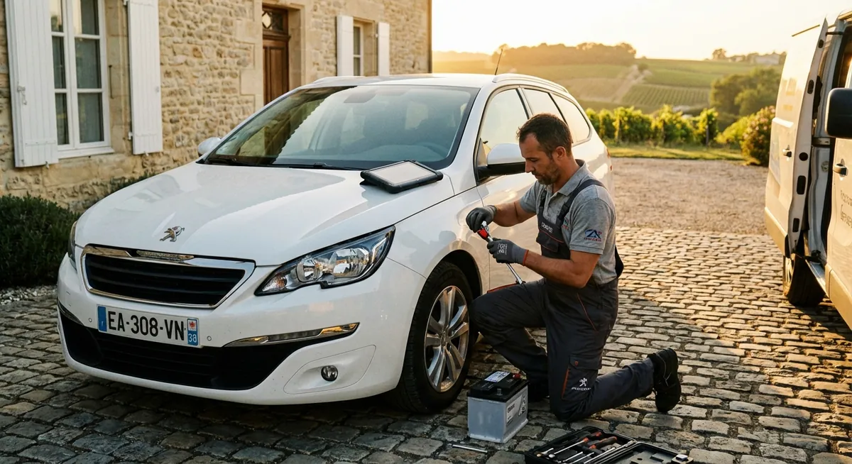 Remplacement de batterie voiture à domicile à Bordeaux