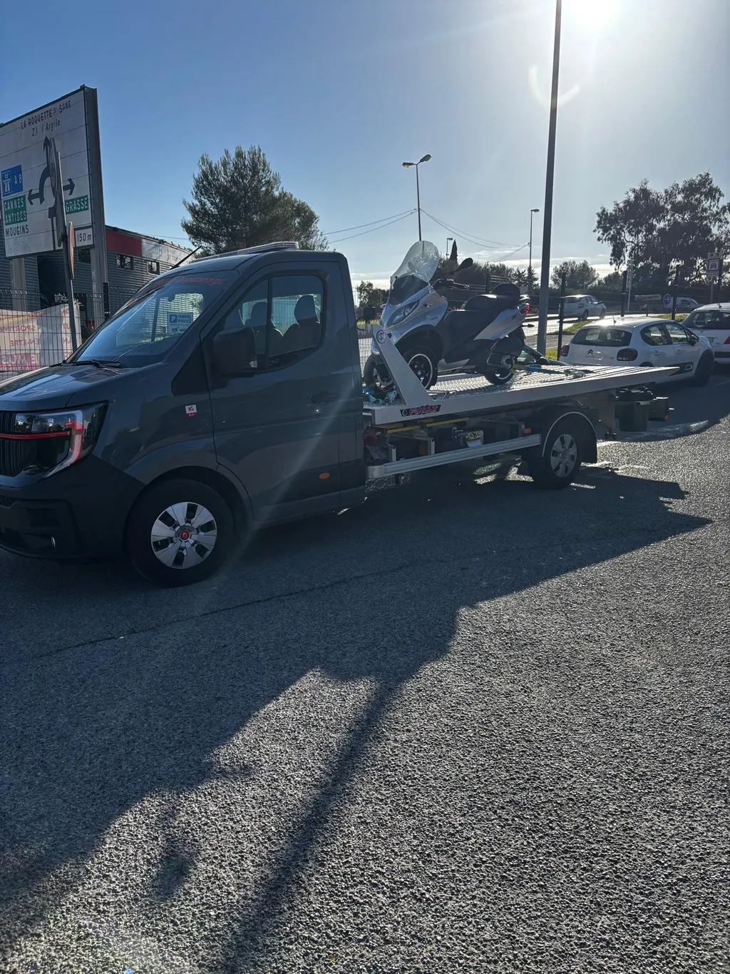 Remorquage moto scooter La Rochelle