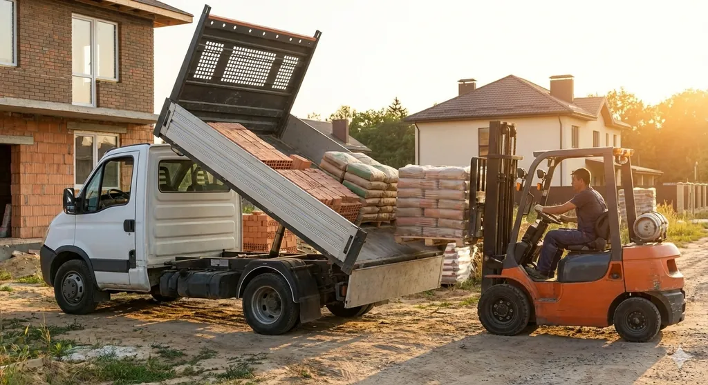 Transport matériel chantier